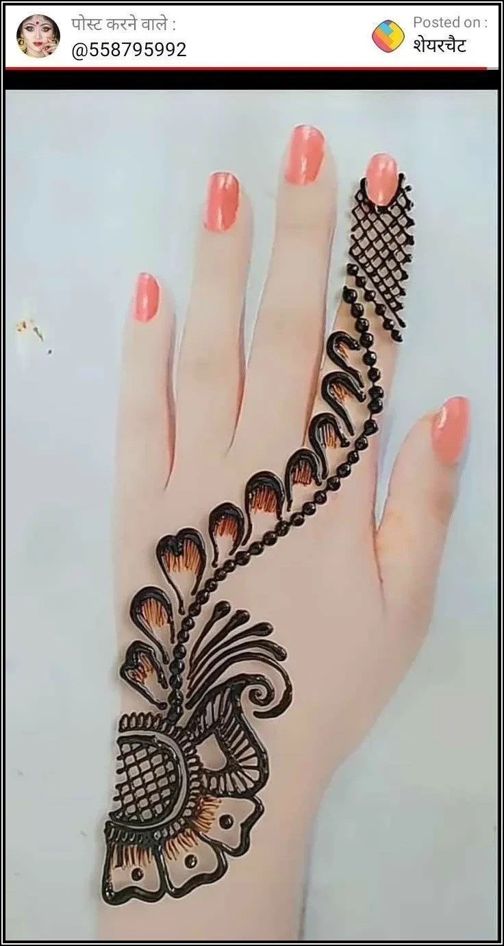 Simple-Arabic-mehndi-design